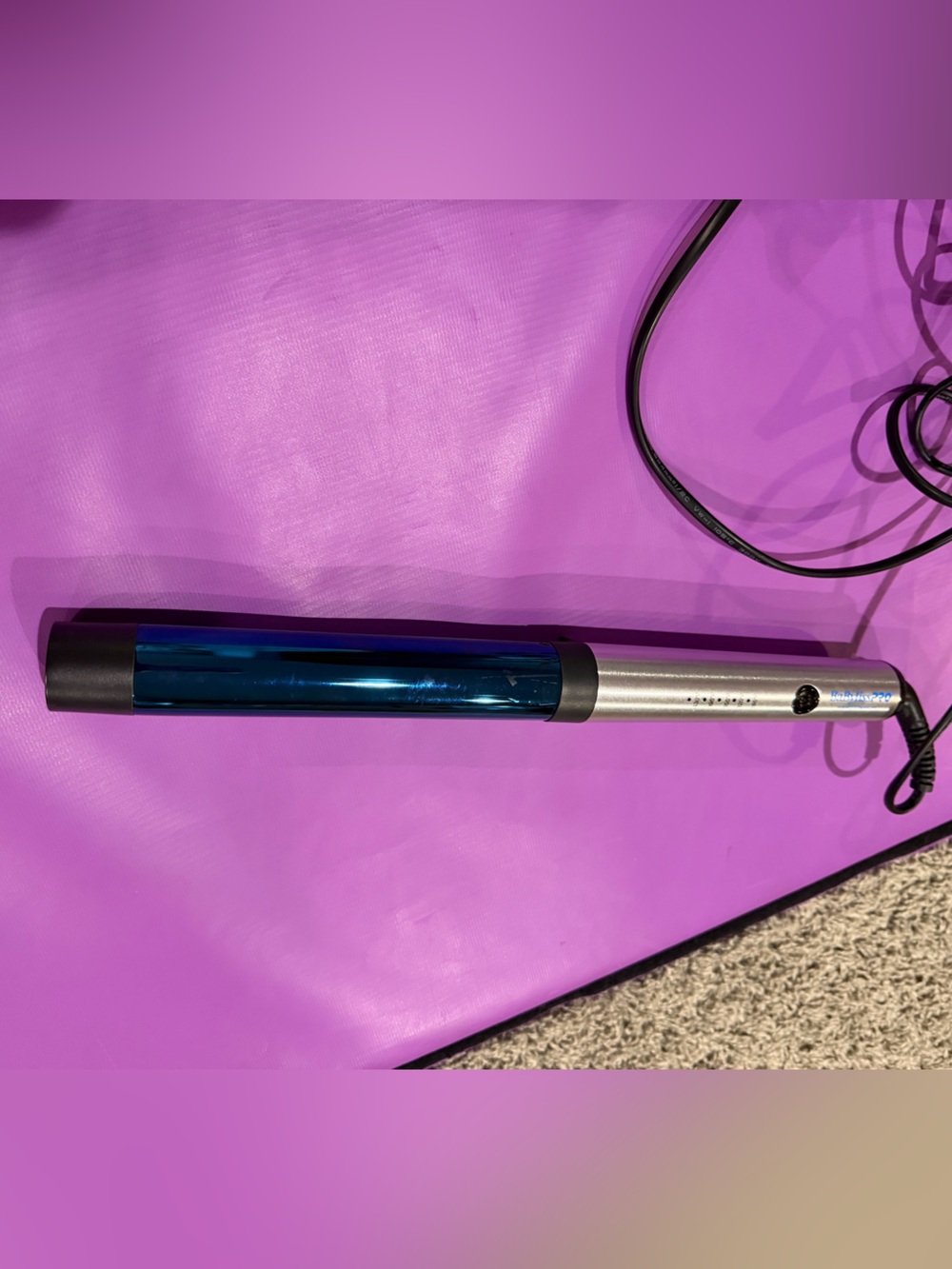 BaBylissPRO Nano Titanium Curling Wand Blue - Picture 4 of 9